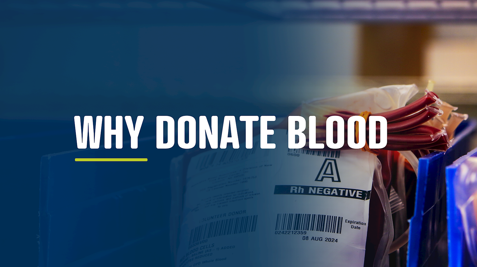 Why Donate Blood?