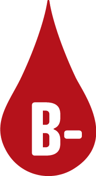 b negative blood type diseases