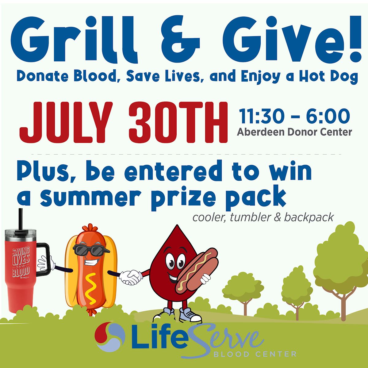 Aberdeen's Grill & Give!